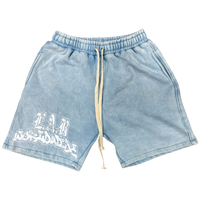 FADED COTTON SHORTS