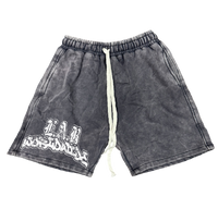 FADED COTTON SHORTS