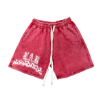FADED COTTON SHORTS